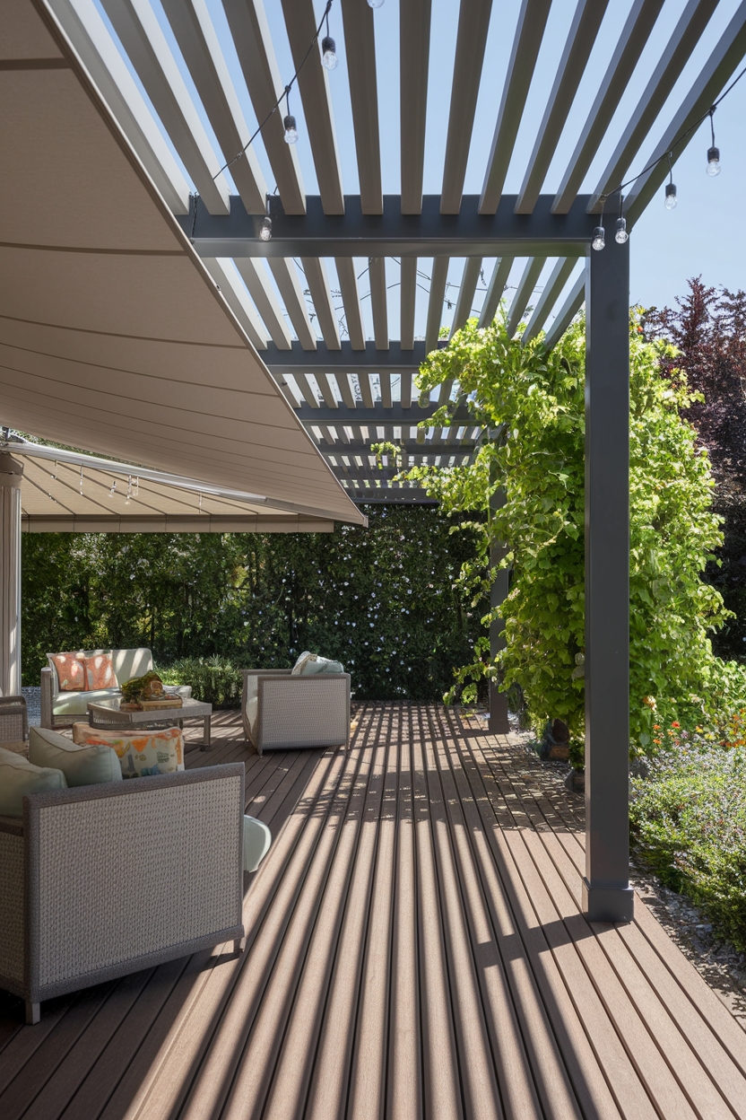 elegant outdoor shading solution