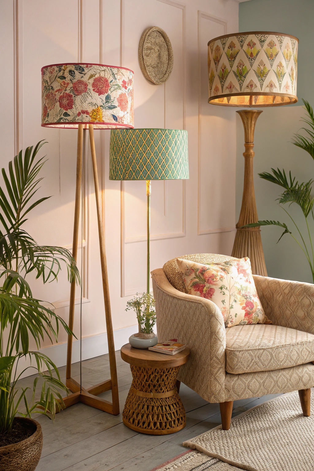 elegant textile lamp designs