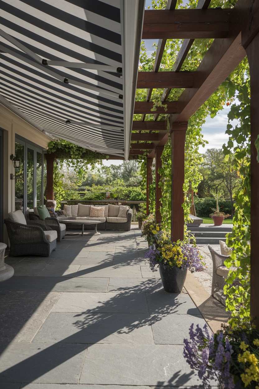 elevated outdoor seating areas