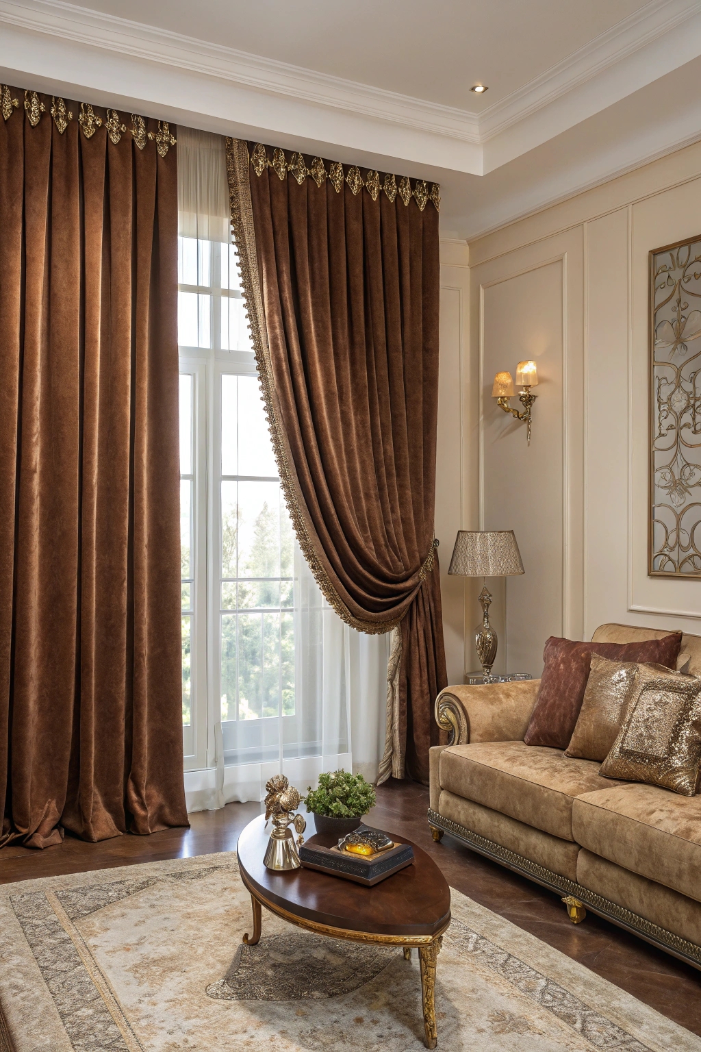 luxurious window treatment option