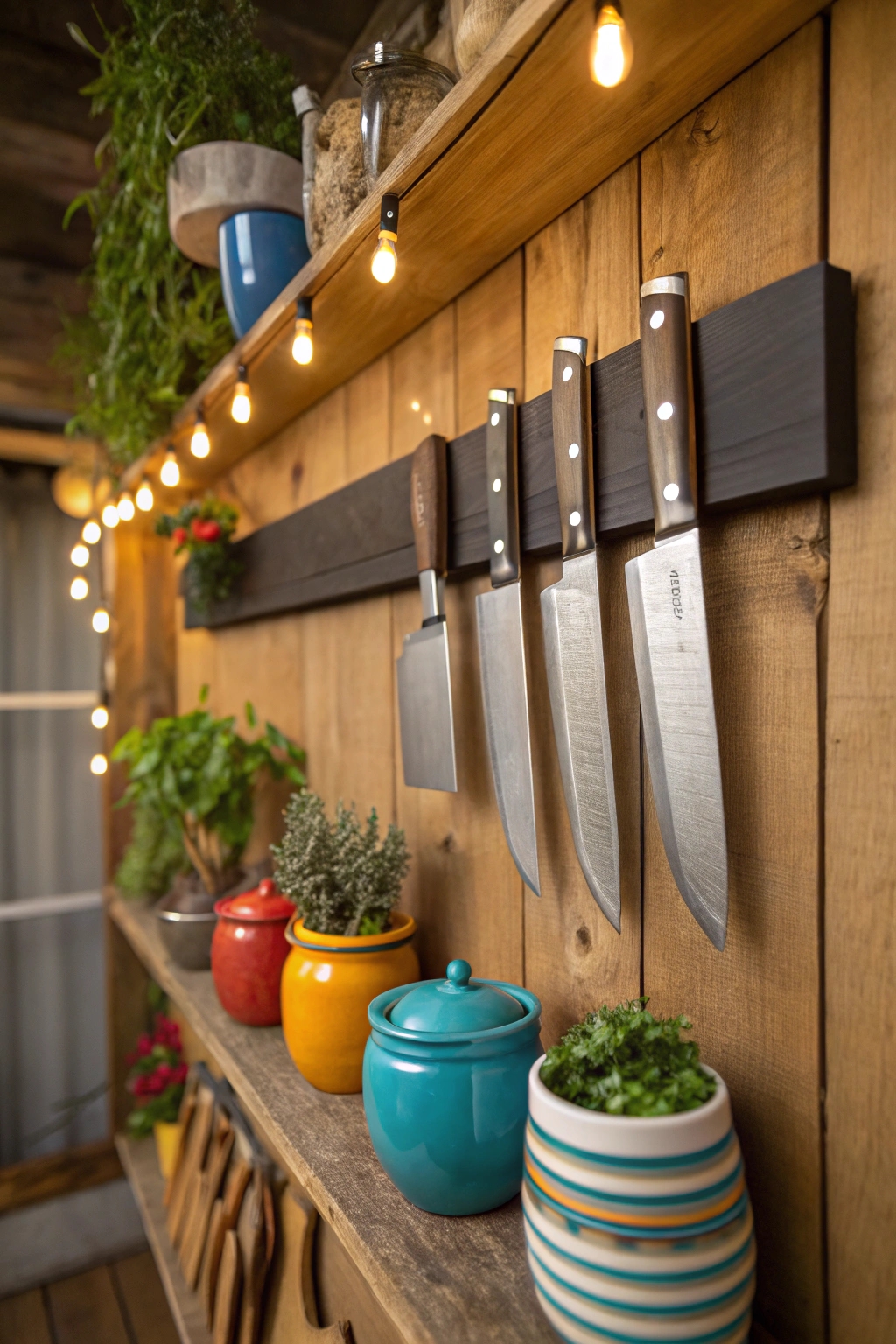 magnetic kitchen knife holder