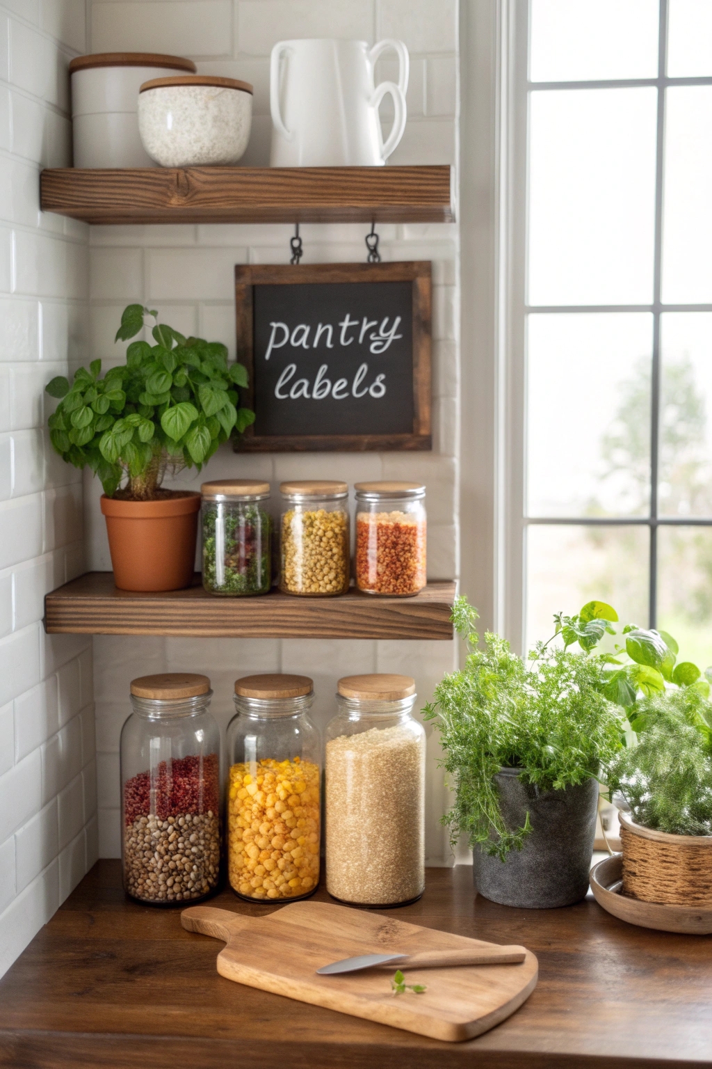 personalized kitchen storage labels