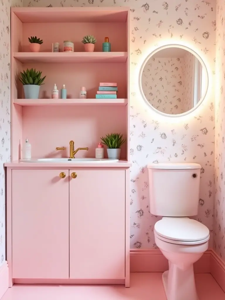 pink compact storage options