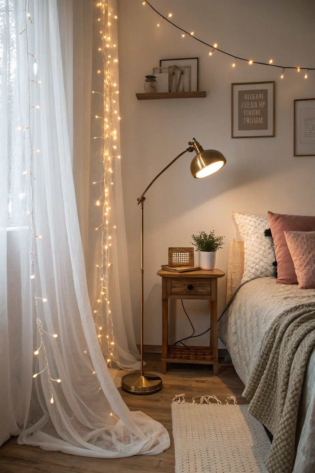 rental friendly bedroom lighting solutions