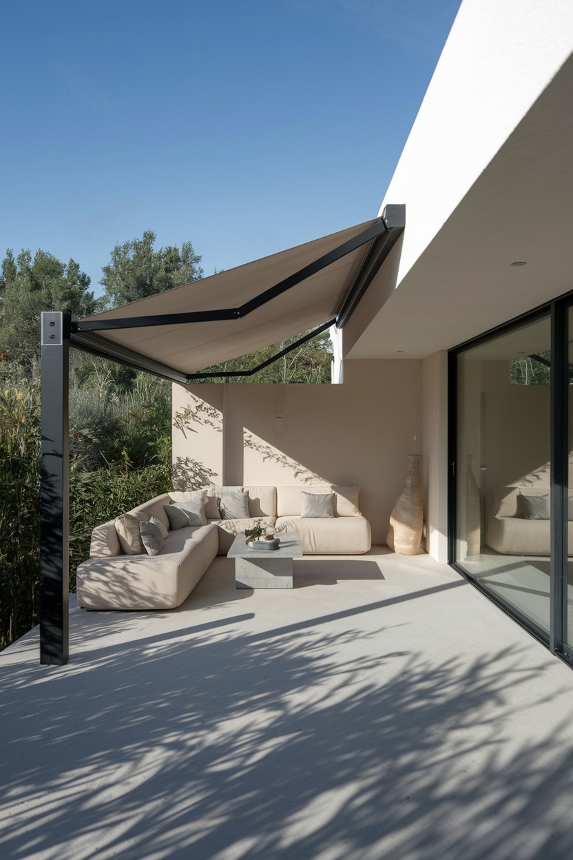 sleek retractable shade solutions