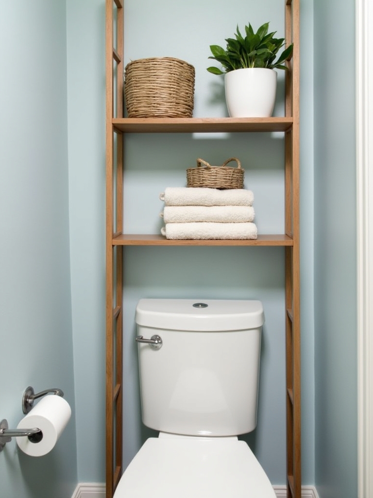 space saving bathroom organization