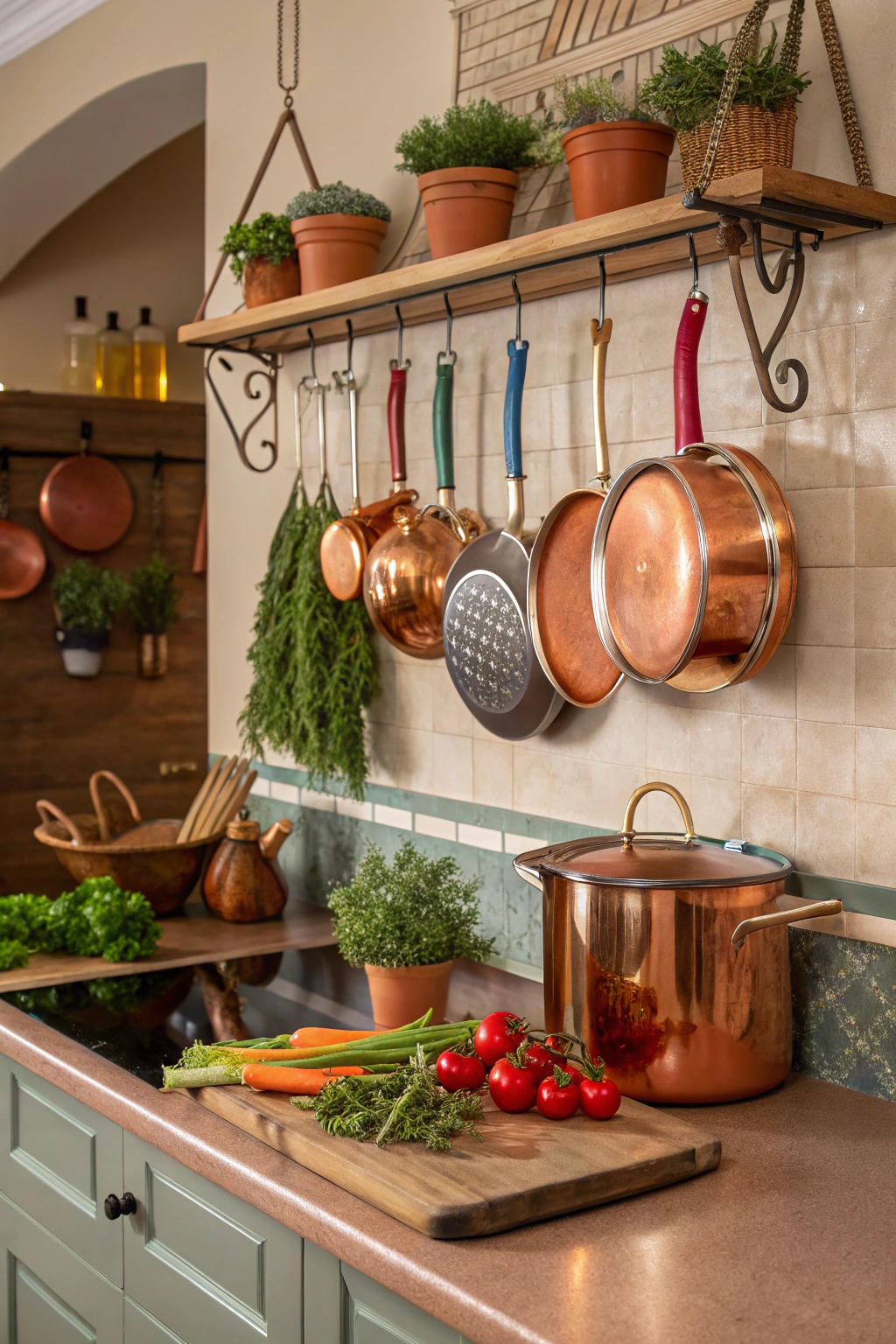 stylish kitchen organization solution