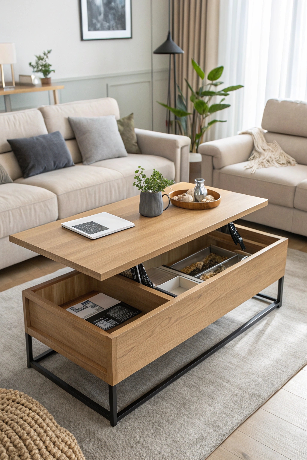 stylish multifunctional coffee table