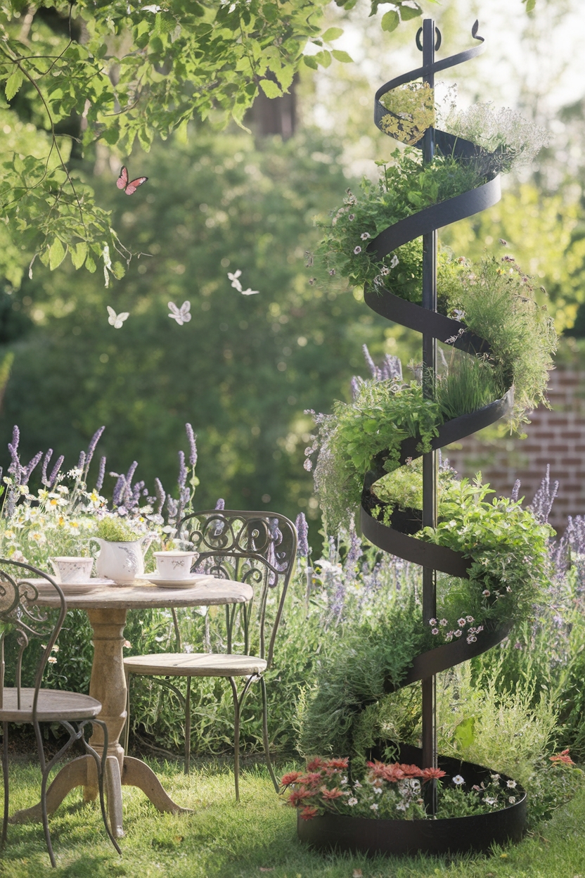 vertical garden for herbs