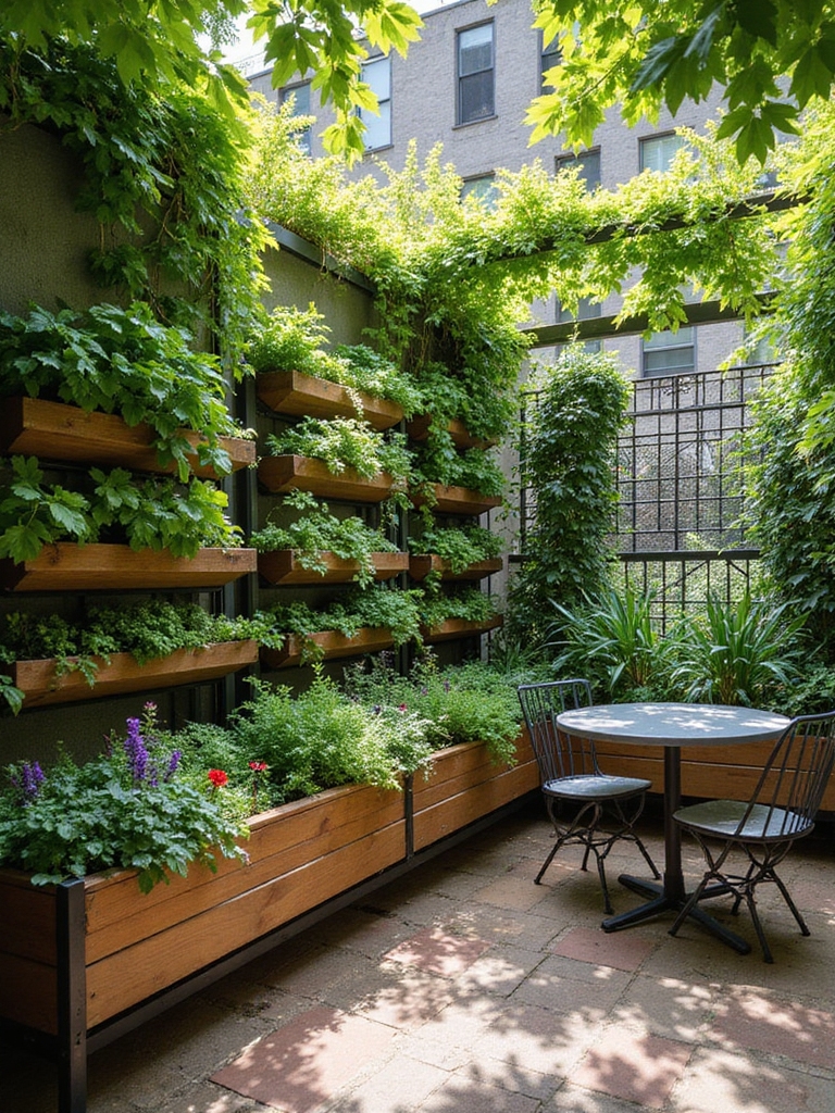 vertical gardening indoors thriving