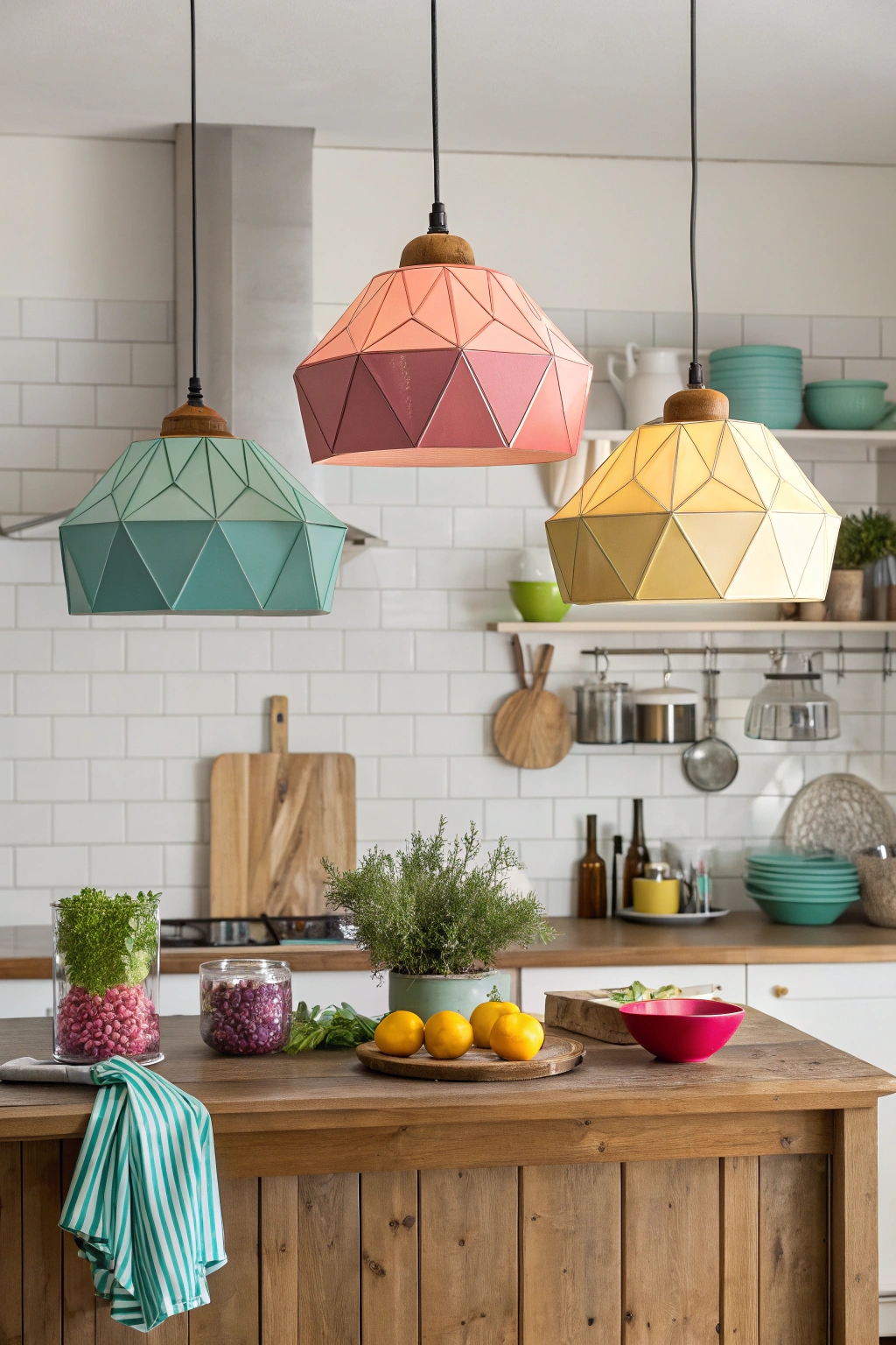 vibrant hanging light fixtures