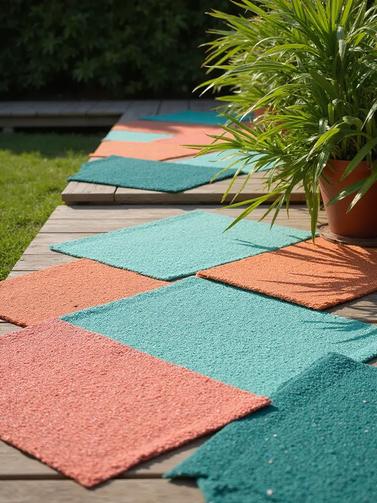 vibrant outdoor mat styles