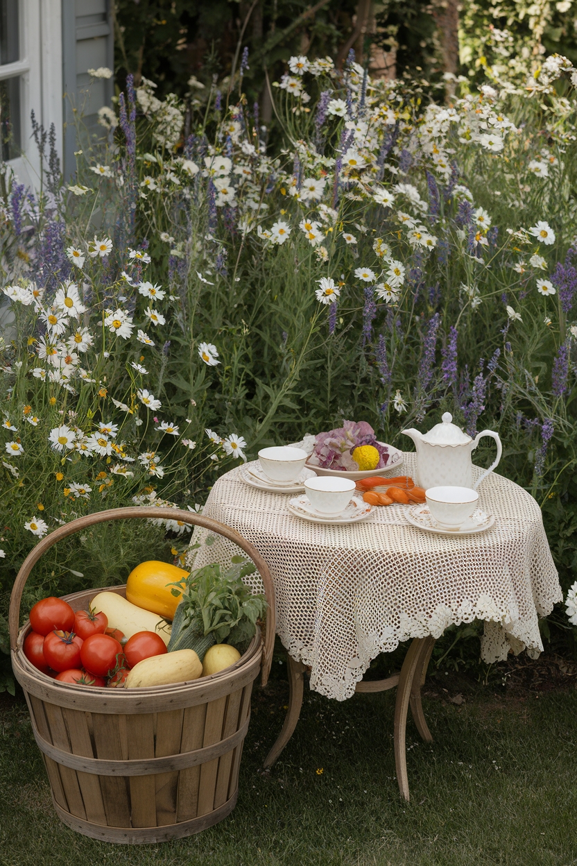 vibrant seasonal produce showcases