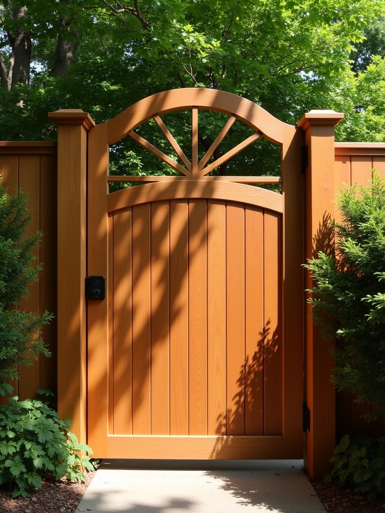 arched top fence design