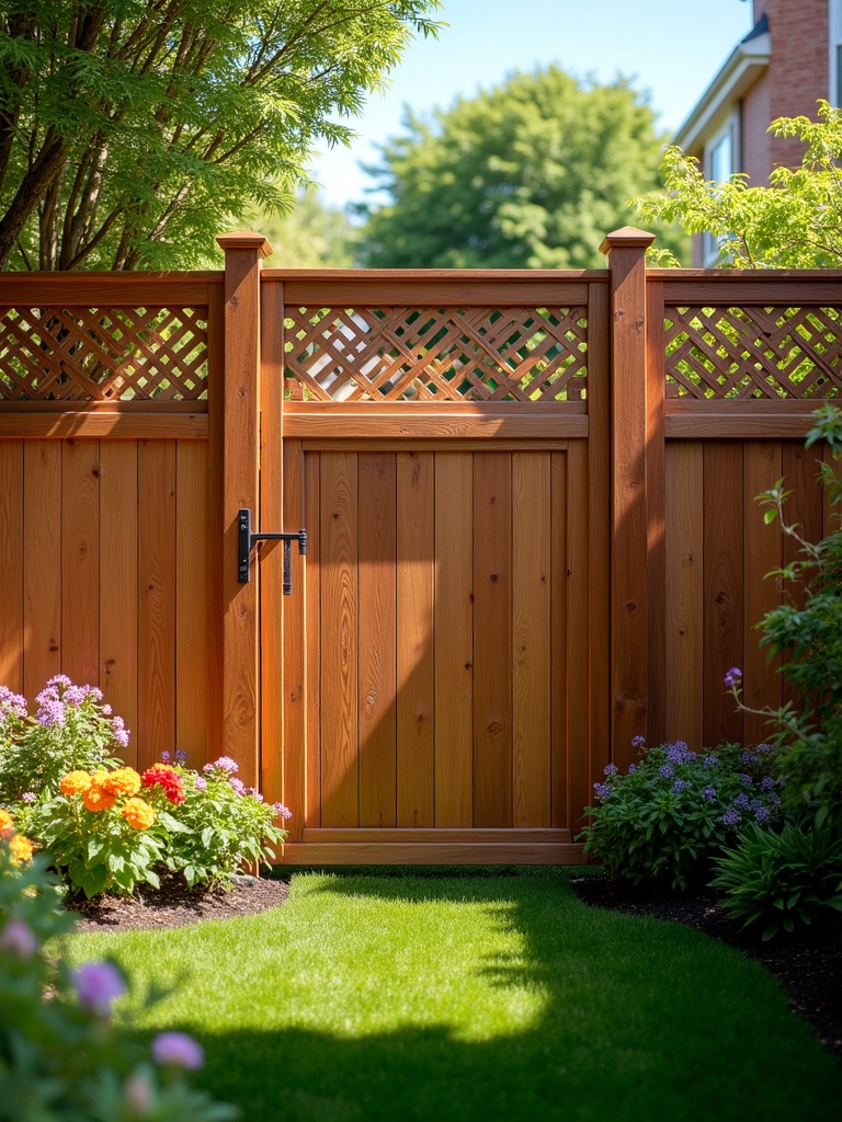 artistic privacy fence designs