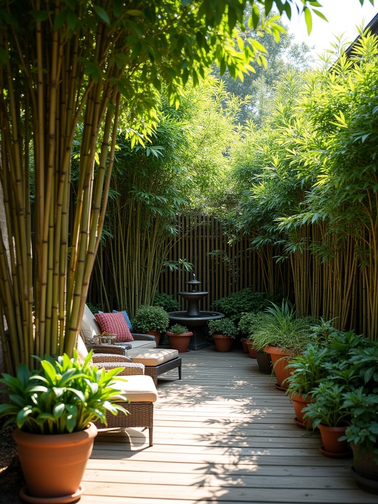 bamboo screens for backyard privacy