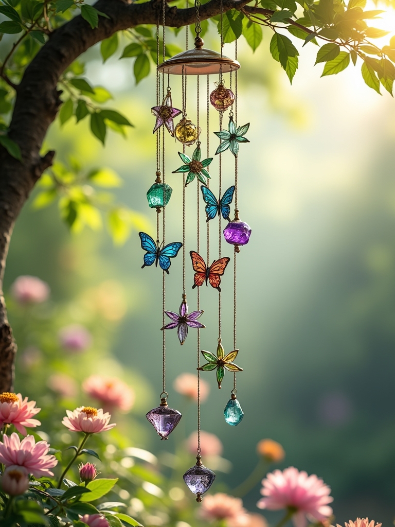 charming outdoor wind chimes