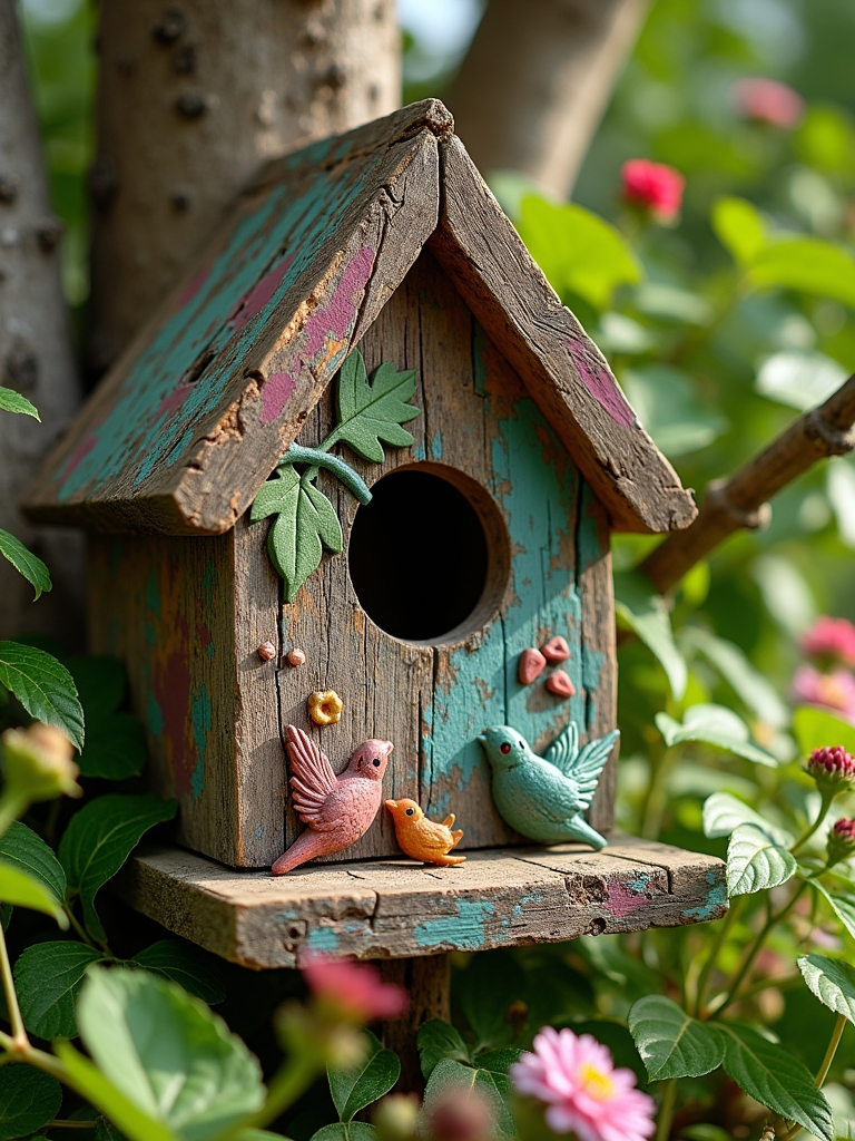 charming rustic birdhouse designs