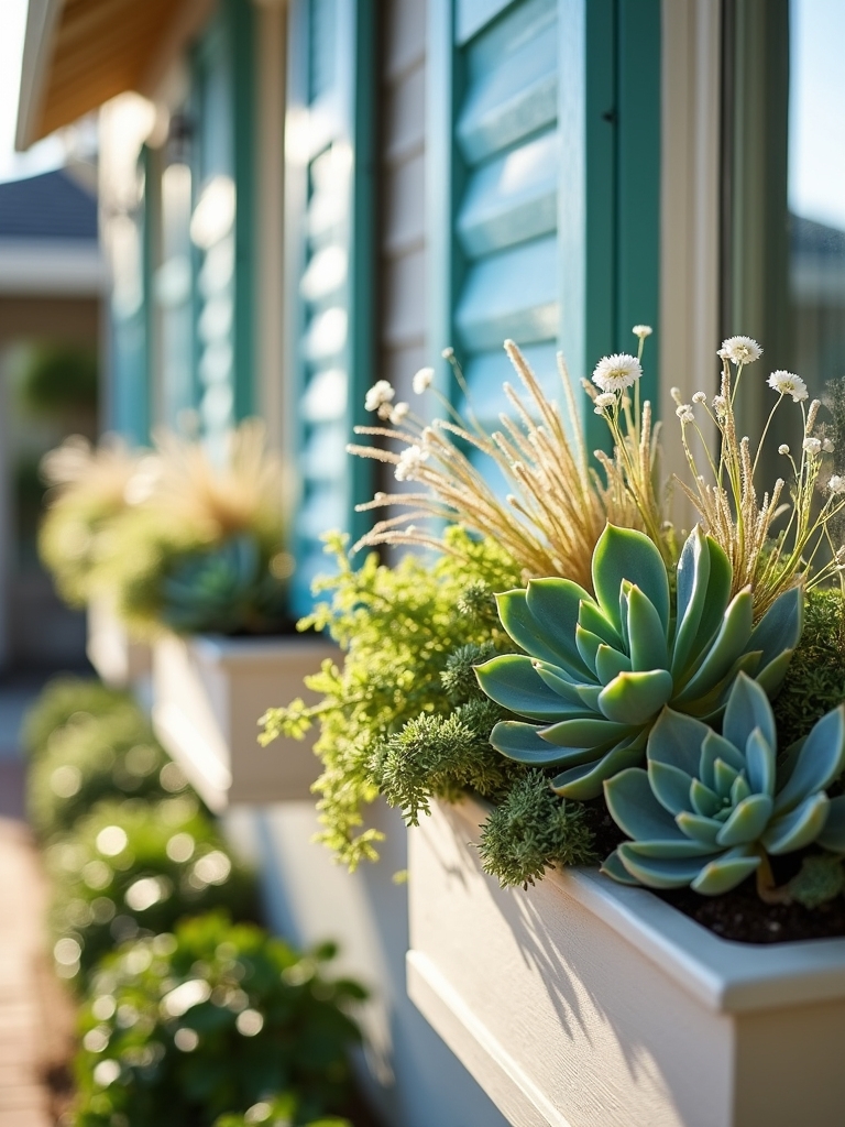 coastal beach window decor