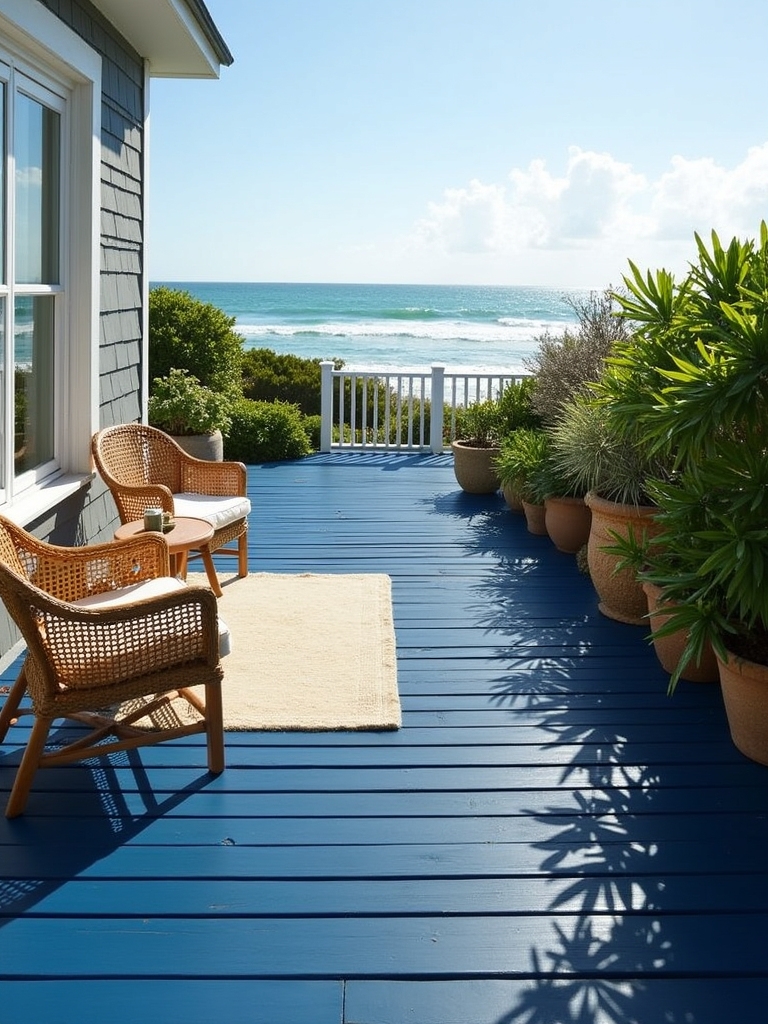 coastal vibe with navy