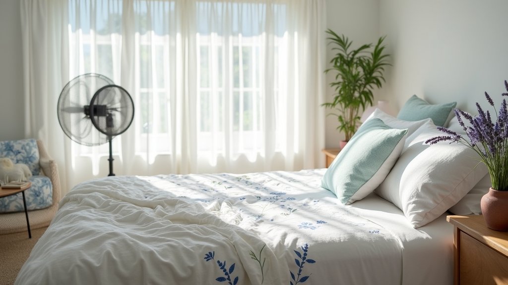 cool and comfy bedding