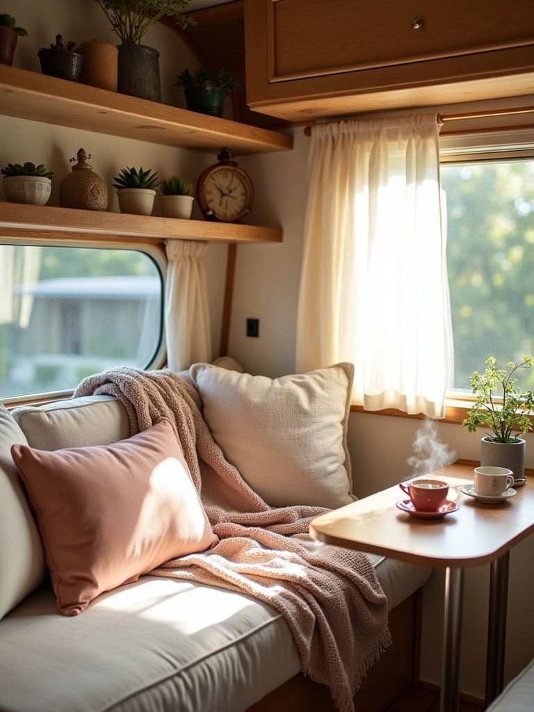 cozy cushion nook design
