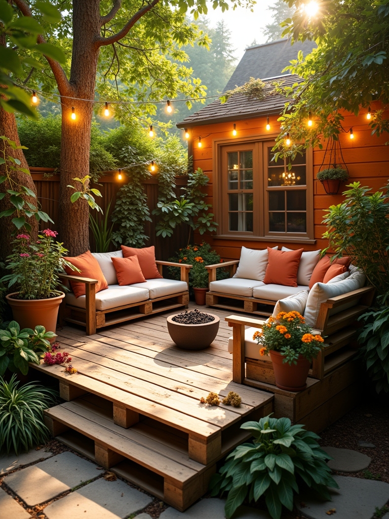 cozy elevated outdoor retreat