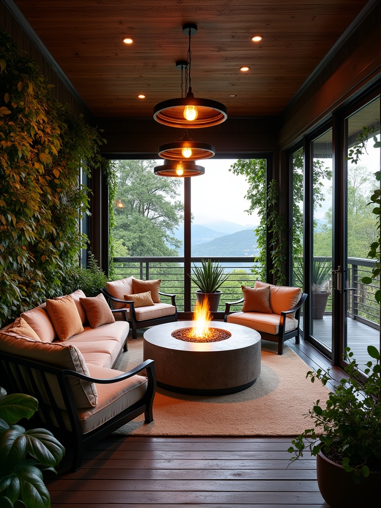 cozy enclosed outdoor retreat