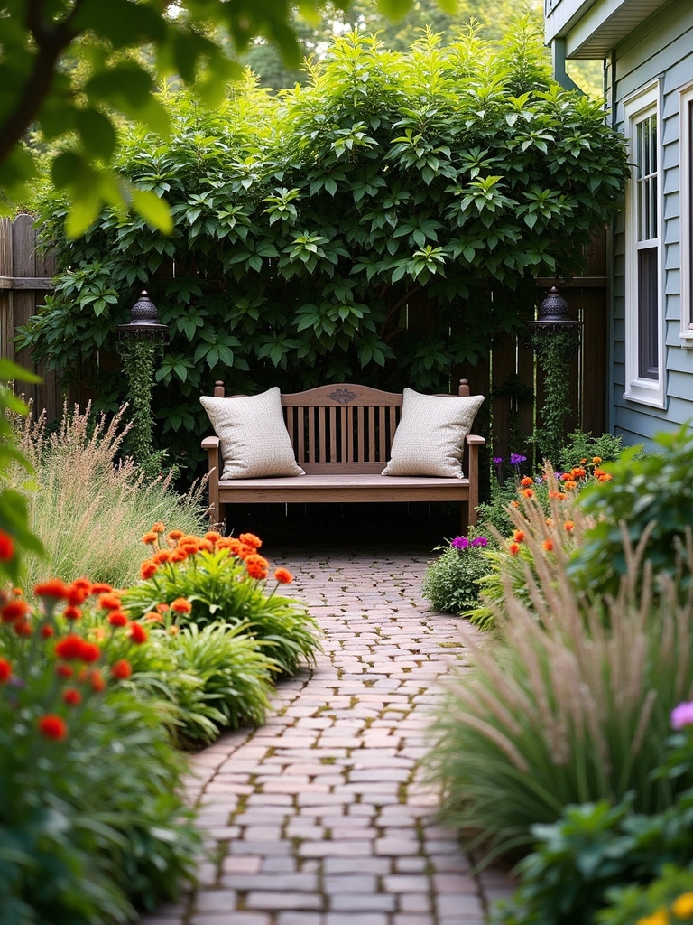 cozy outdoor seating area