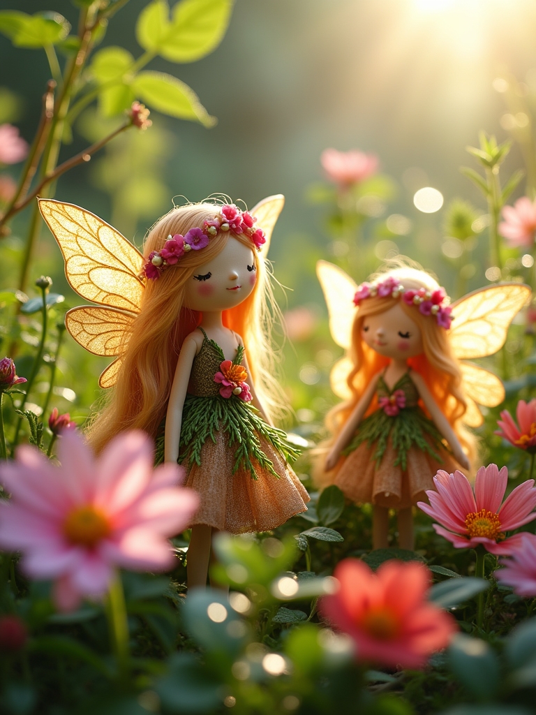 creative diy flower fairies