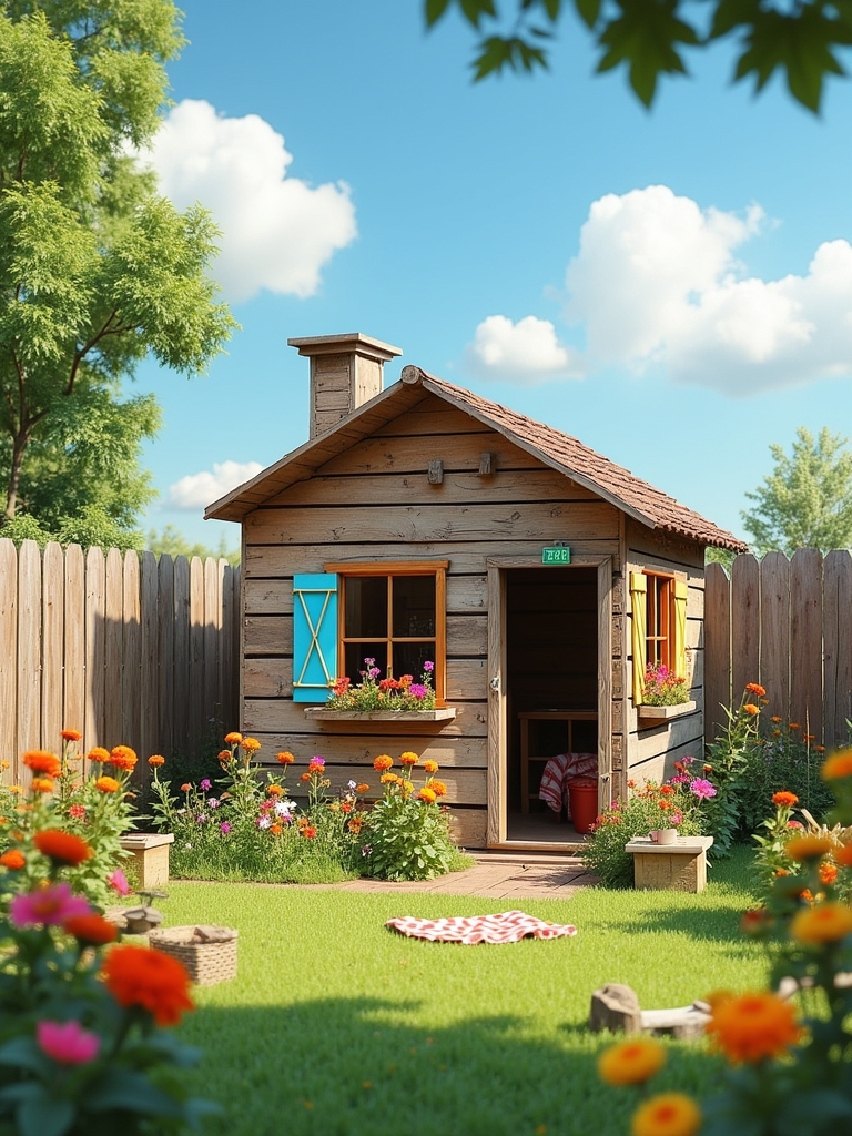 creative farm play area