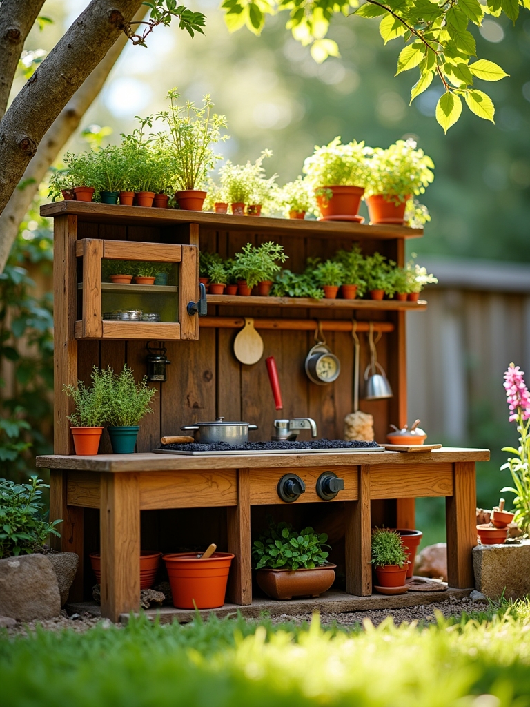 creative gardening playtime space