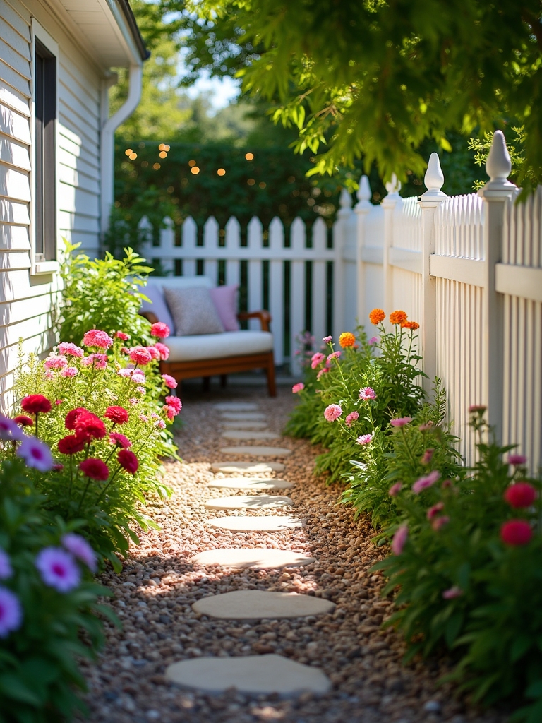 decorative fencing enhances privacy