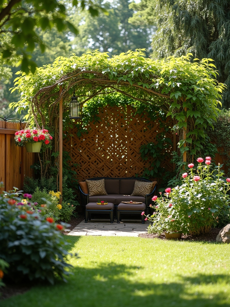 decorative privacy fence design