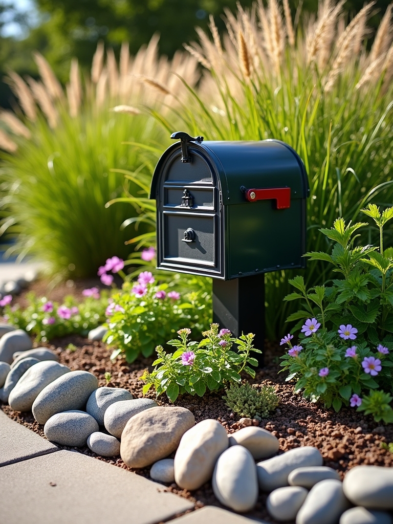decorative rock edging ideas