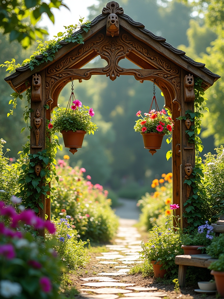diy garden arch ideas