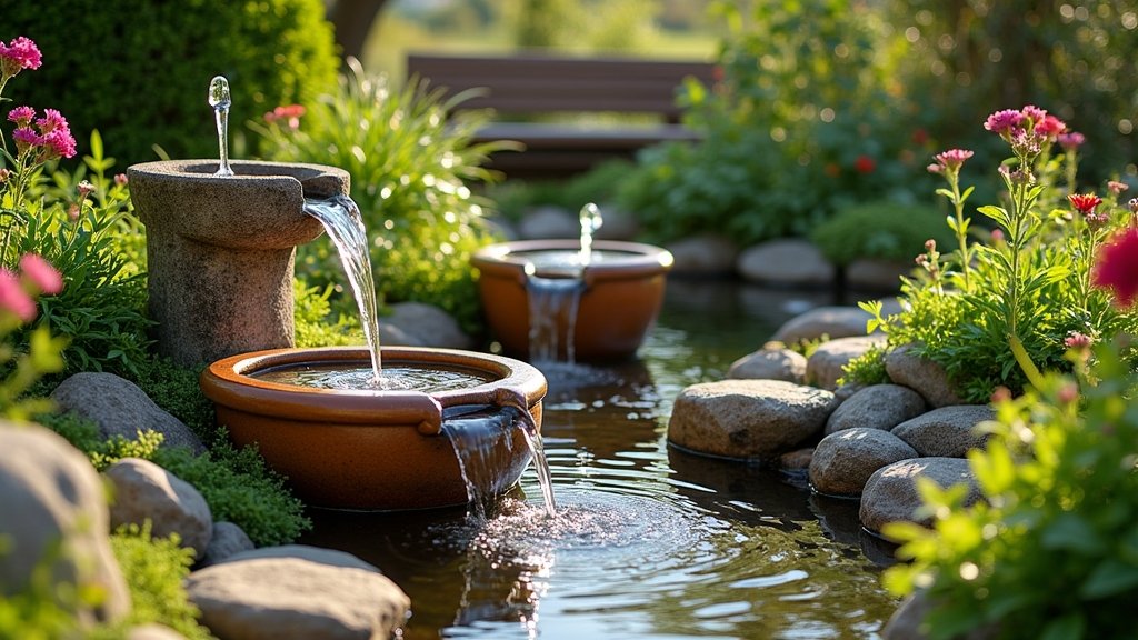 diy garden fountain ideas