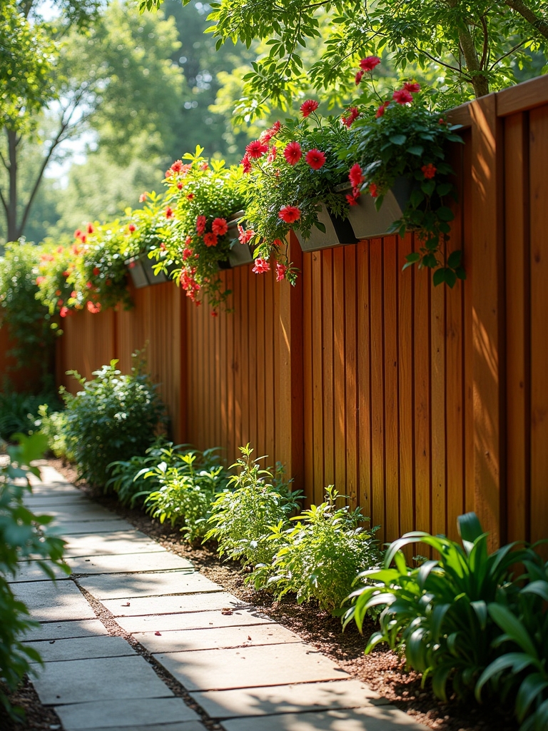 enhance backyard with vertical garden