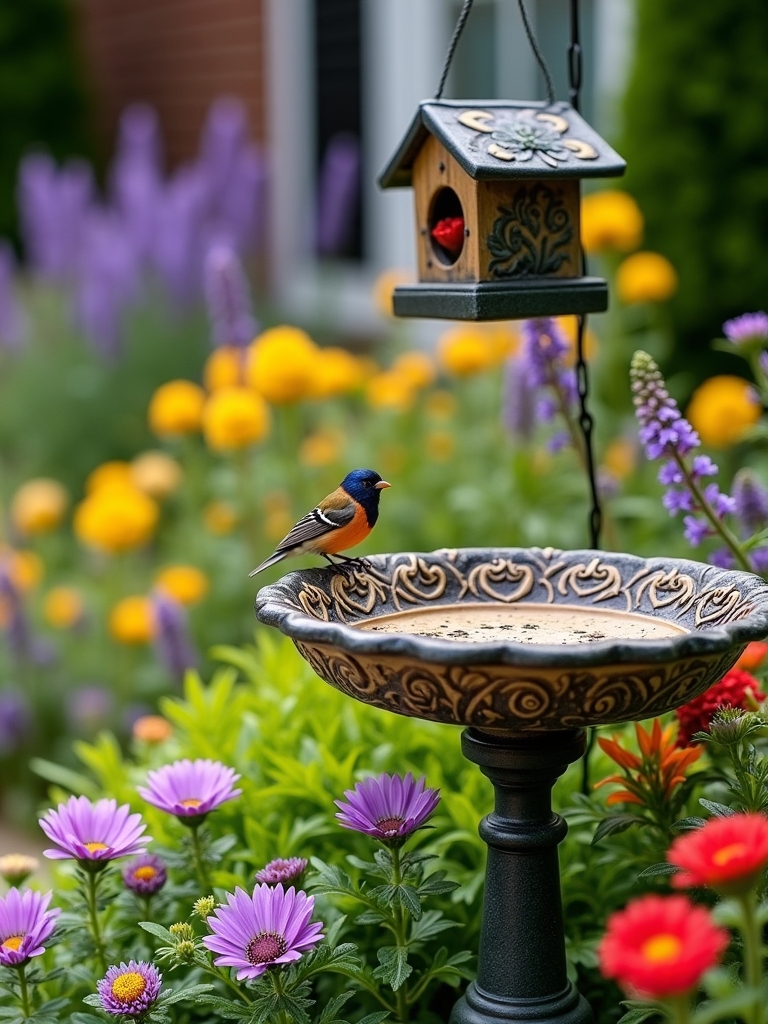 enhance entryway with birds