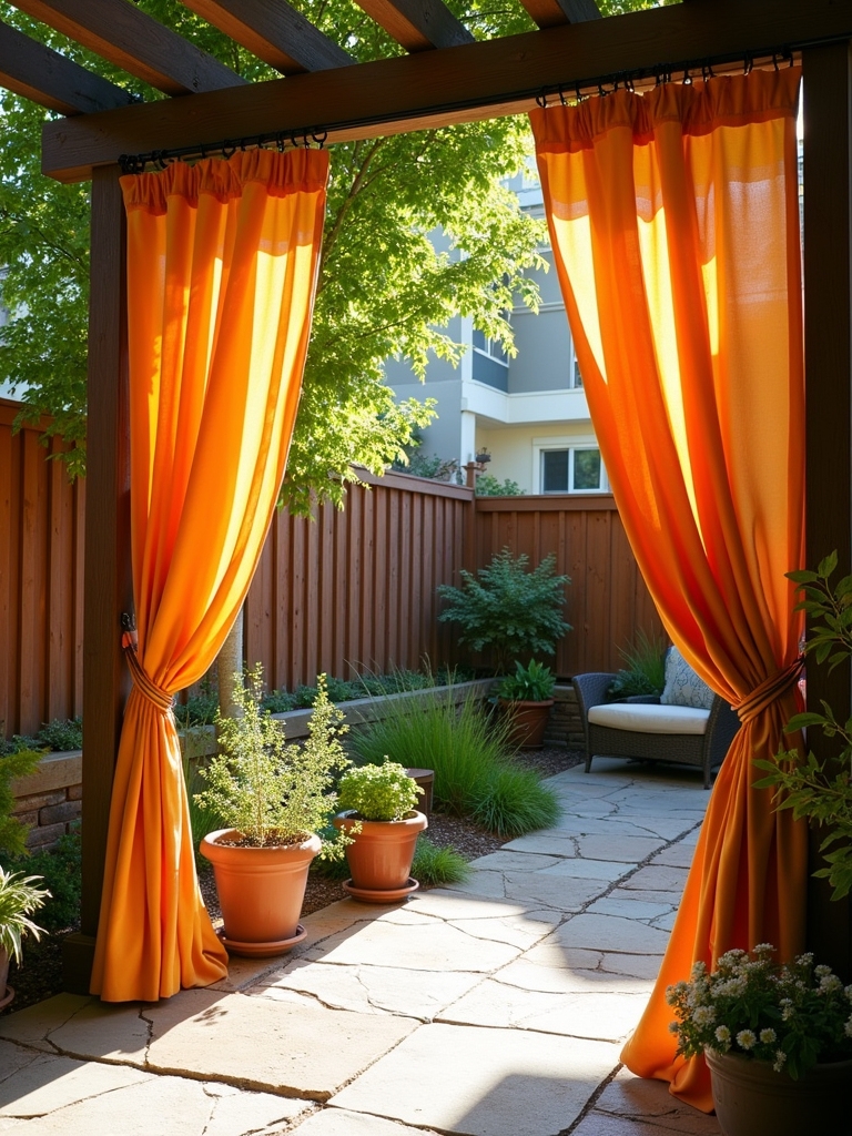enhance privacy with curtains