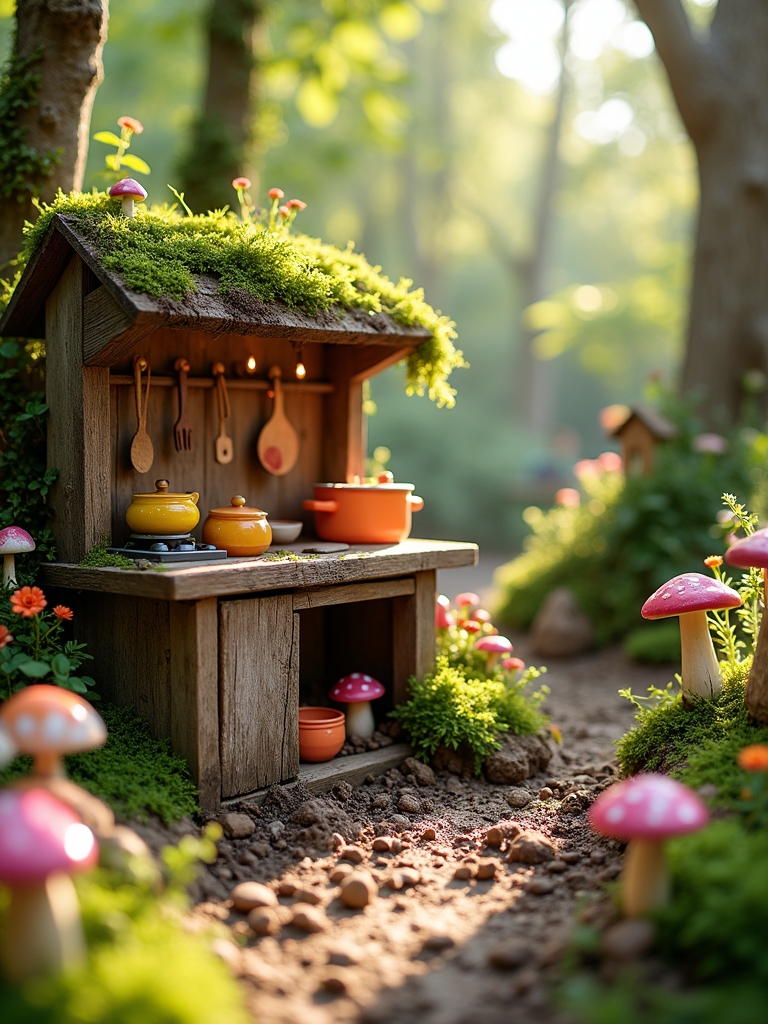fairy themed mud kitchen supplies