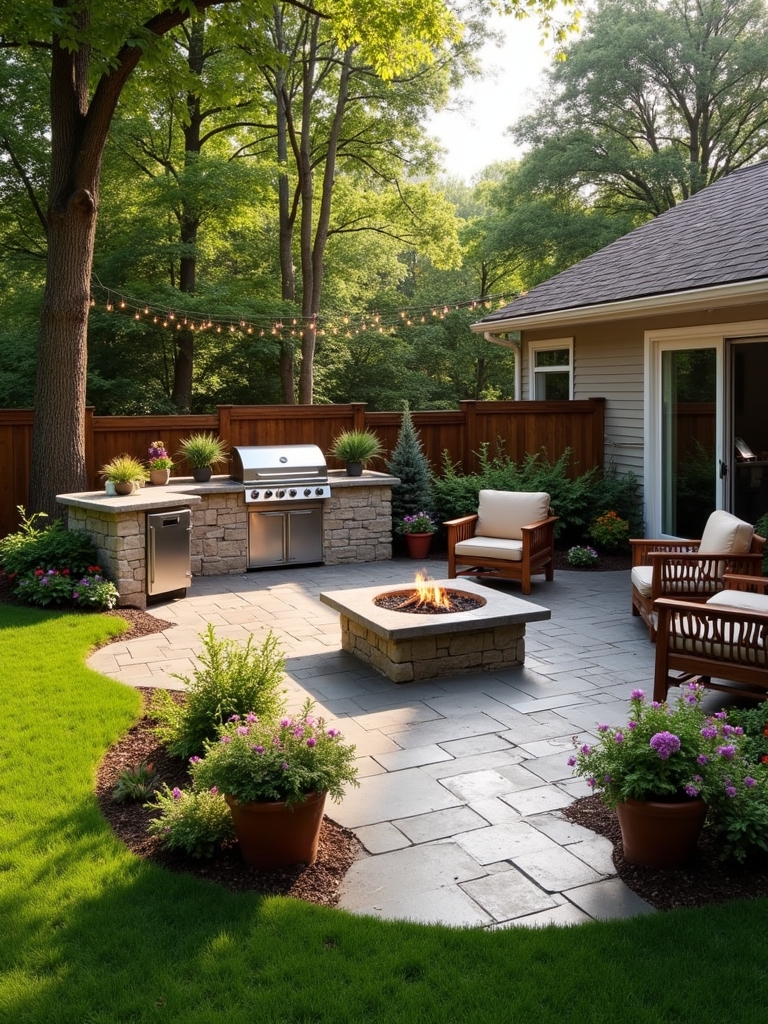 functional outdoor kitchen design