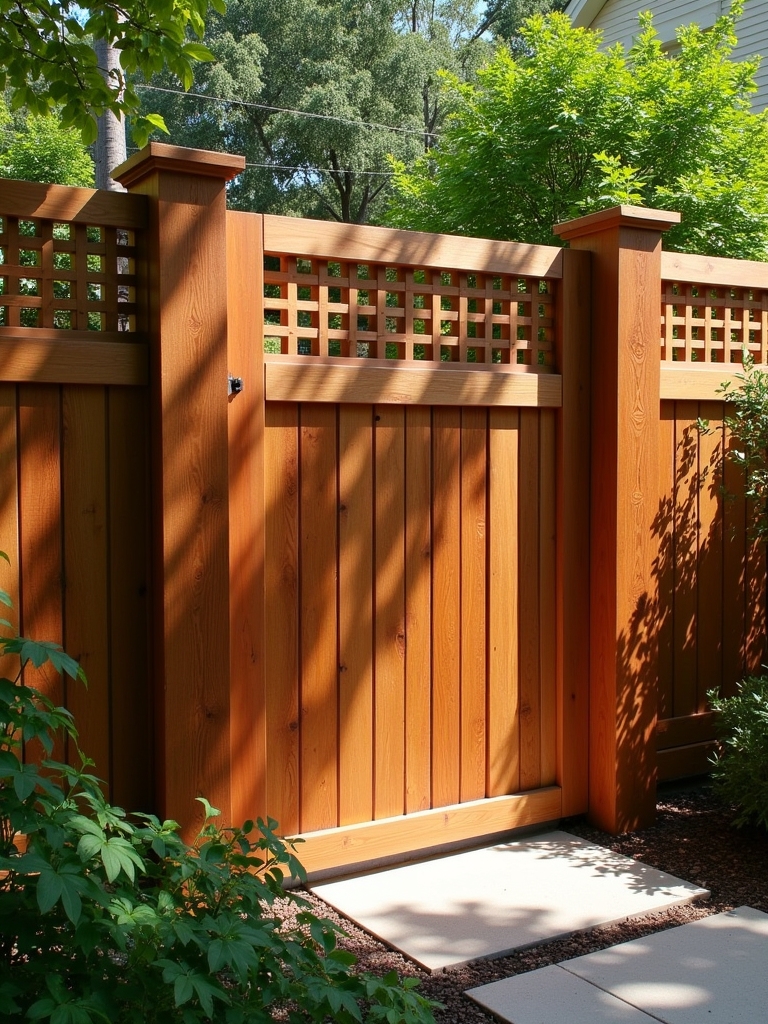 geometric fence design ideas