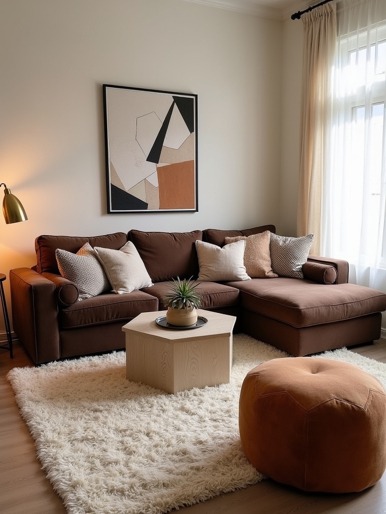 geometric shapes enhance decor