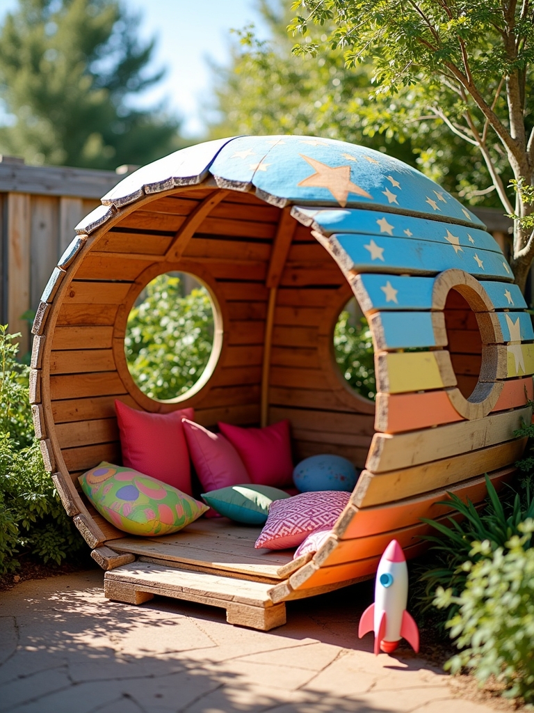 imaginative backyard space adventure