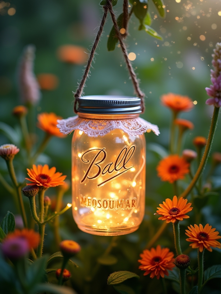 magical glow with lanterns