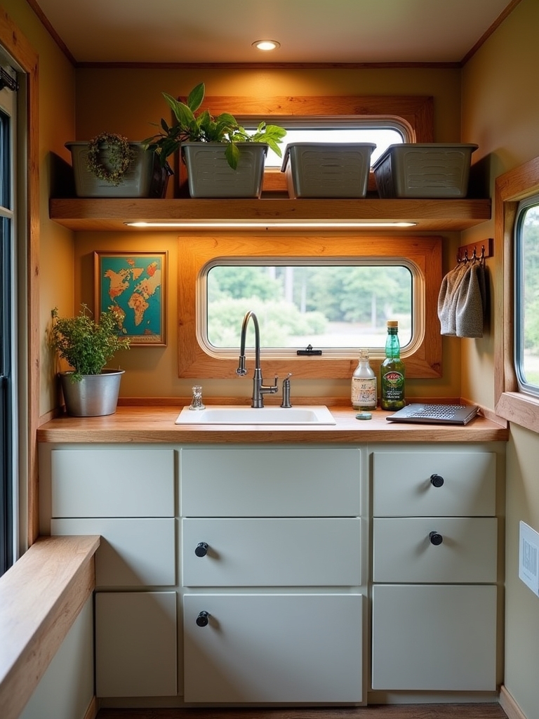 maximize above cabinet storage