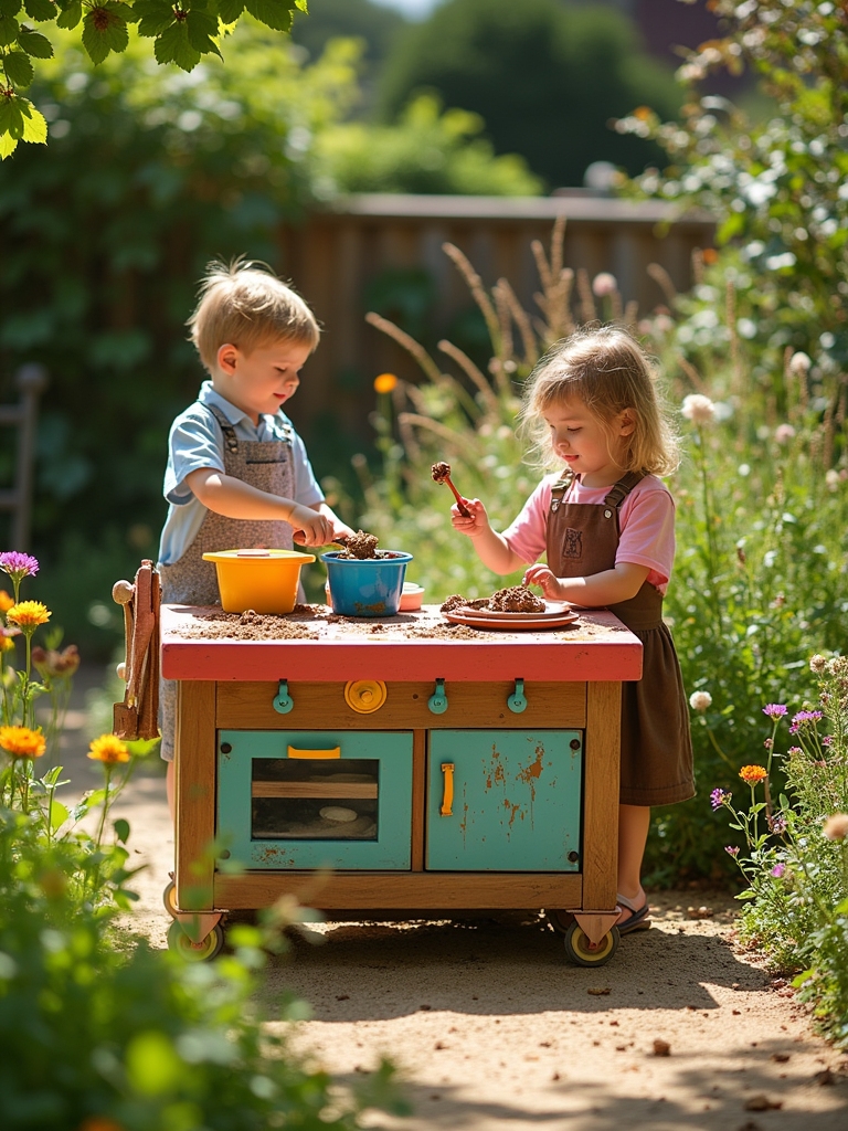 mobile creative play kitchen