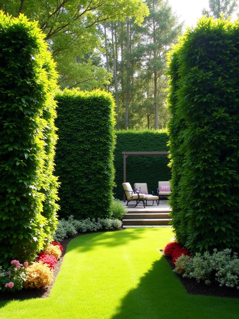natural privacy with hedges