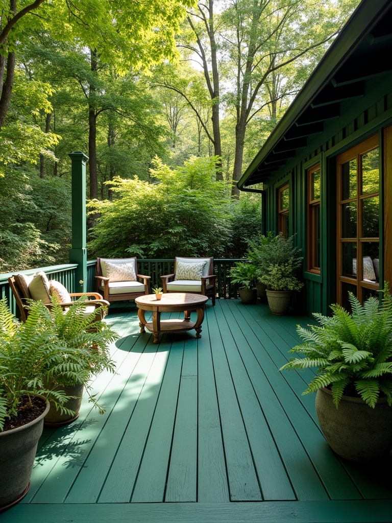natural retreat with greenery